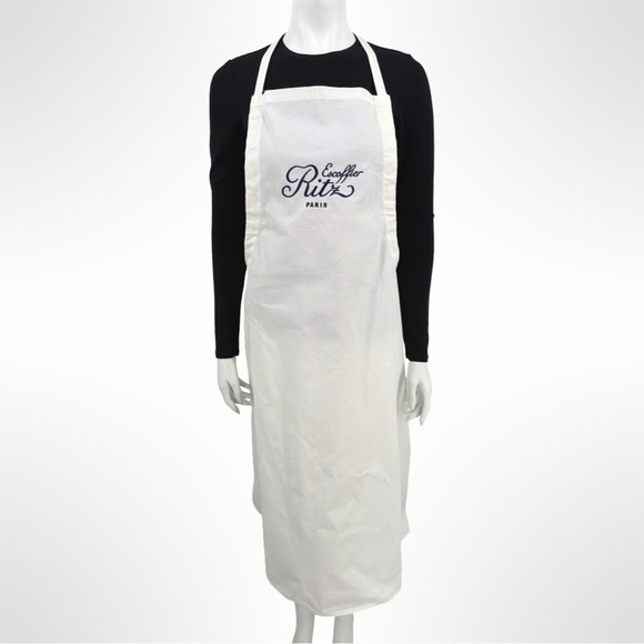 Ritz Paris Other - New Escoffier Ritz Paris White Apron 100% Cotton Adjustable One Size